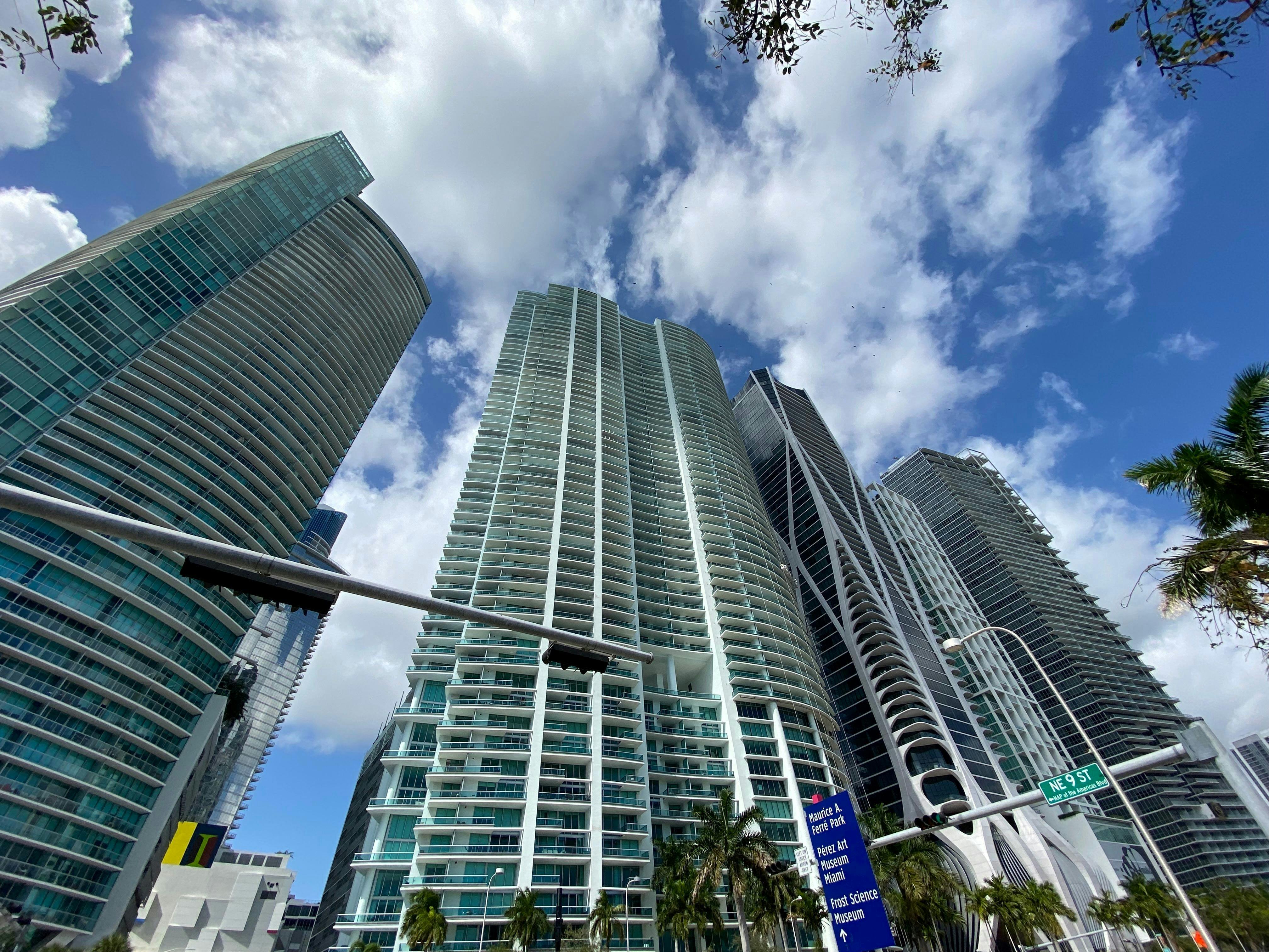 Photo of highrise buildings in Miami, Florida